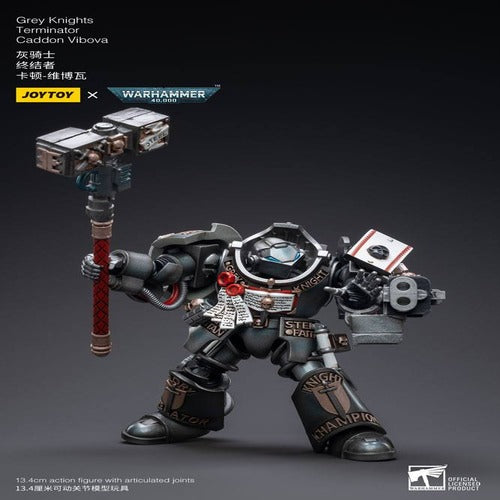 Warhammer 40k figurine 1/18 Grey Knights Terminator Caddon Vibova 13 cm