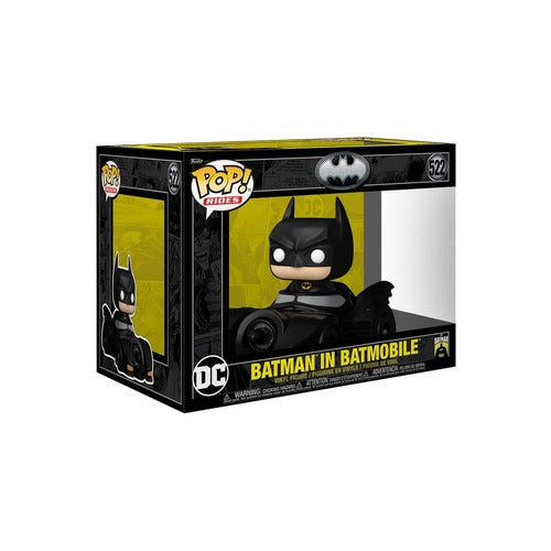 Batman 85th Anniversary POP! Rides Deluxe Vinyl figurine Batman w/Batmobi 9 cm