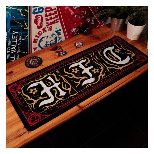 Stranger Things Schreibtischunterlage & Untersetzer Hellfire Club