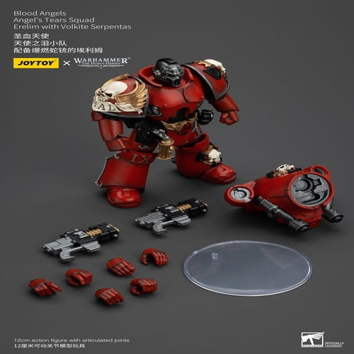 Warhammer The Horus Heresy figurine 1/18 Blood Angels Angel's Tears SquadErelim with Volkite Serpentas 12 cm
