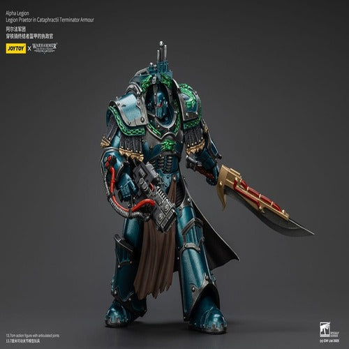 Warhammer The Horus Heresy figurine Alpha Legion Legion Praetor in Cataphractii Terminator Armour 18 cm
