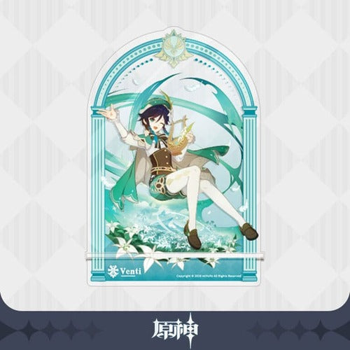 Genshin Impact Support de téléphone en acrylique Venti 17 cm