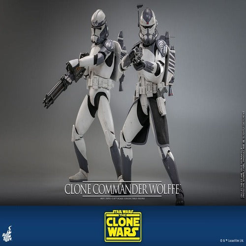 Star Wars: The Clone Wars figurine 1/6 Clone Commander Wolffe 30 cm
