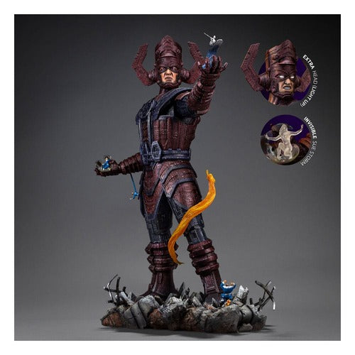 Fantastic Four statuette 1/20 Demi Art Scale Statue Galactus Battle Diorama Deluxe 80 cm