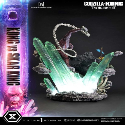 Godzilla x Kong: The New Empire Ultimate Diorama Masterline Series Statue Kong vs Skar King 104 cm