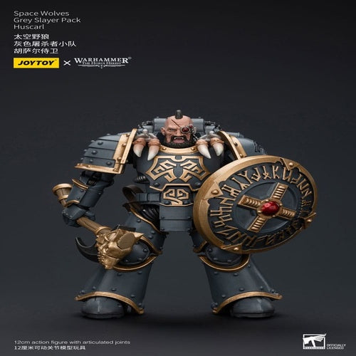 Warhammer The Horus Heresy Actionfigur 1/18 Space Wolves Grey Slayer Pack Huscarl 12 cm