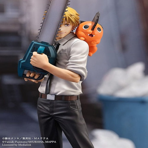 Chainsaw Man statuette S-Fire PVC 1/7 Denji & Pochita 24 cm