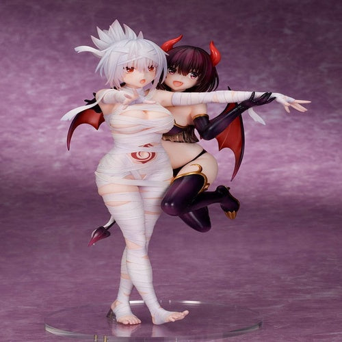 Ayakashi Triangle statuette PVC Matsuri Kazamaki & Suzu Kanade & Shirogane 25 cm