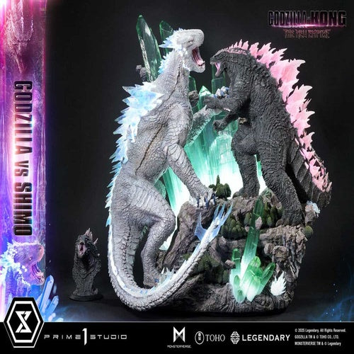 Godzilla x Kong: The New Empire Ultimate Diorama Masterline Series Statue Godzilla vs Shimo Bonus Version 86 cm
