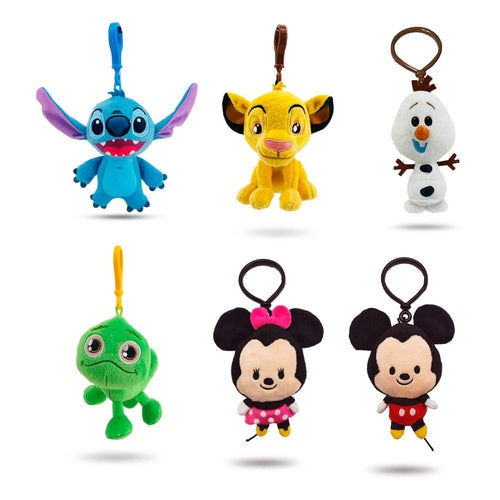 Disney assortiment porte-clés peluche Cutie Clipz (12)