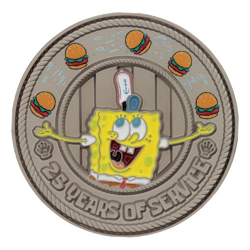 Bob l´éponge pièce de collection 25th Anniversary Limited Edition