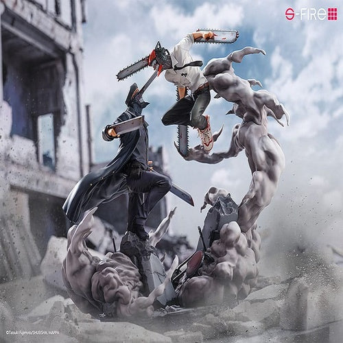 Chainsaw Man statuette Super Situation Figure Chainsaw Man vs. Samurai Sword 26 cm