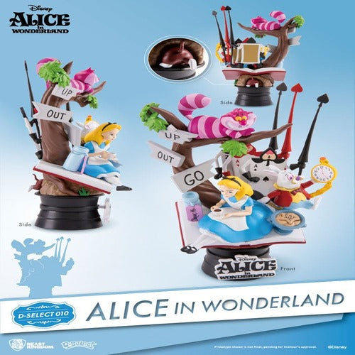 Alice au pays des merveilles diorama PVC D-Select 15 cm