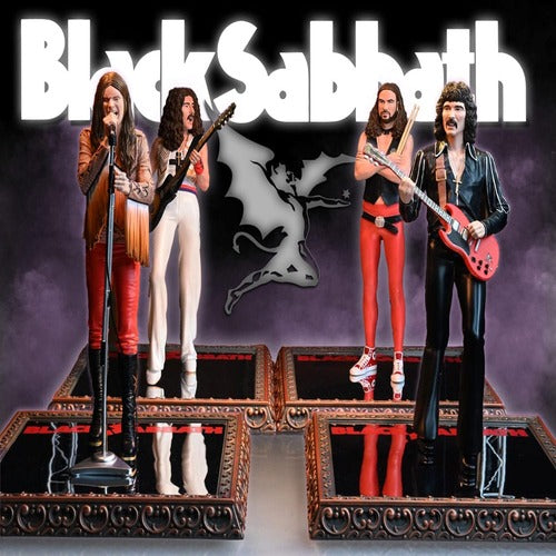 Black Sabbath pack 4 statuettes Rock Iconz Sabotage Era 23 cm