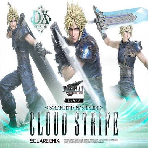 Final Fantasy VII Rebirth statuette 1/4 Cloud Strife Deluxe Ver. 68 cm