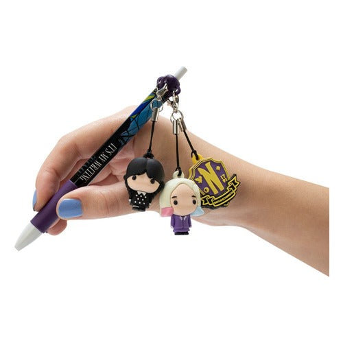Wednesday Mini Stiftfreund Kugelschreiber & Anhänger Set