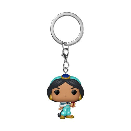 Disney Princess présentoir porte-clés Pocket POP! Holiday Jasmine 4 cm (12)