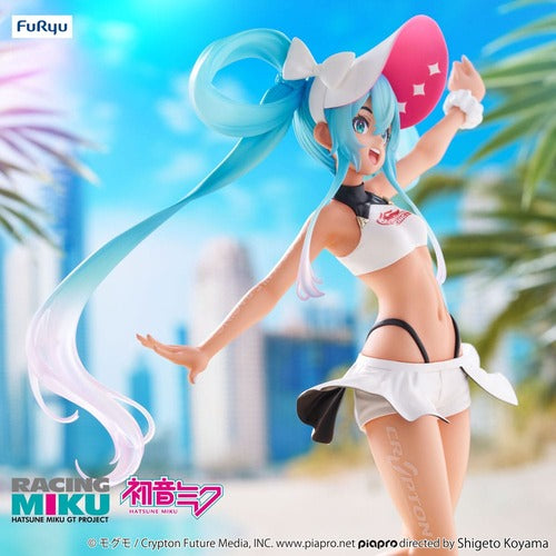 Hatsune Miku GT Project statuette PVC Trio-Try-iT Racing Miku 2024 Summer Holiday Ver. 23 cm