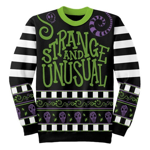 Beetlejuice Sweatshirt Jumper Strange & Unusual  Größe L