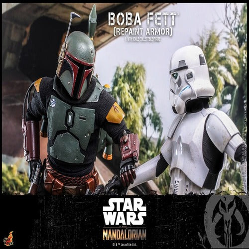 Star Wars: The Mandalorian figurine 1/6 Boba Fett Repaint Armor Special Edition 30 cm