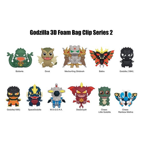 Godzilla présentoir porte-clés sac à dos 3D Series 2 (24)
