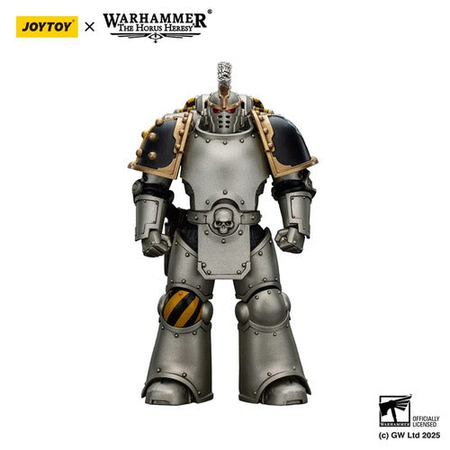 Warhammer The Horus Heresy figurine 1/18 lron Warriors Command Squad Chosen with Legion Standard 12 cm