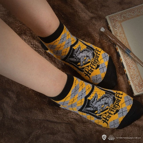 Harry Potter pack 3 paires de socquettes Hufflepuff
