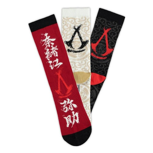 Assassin´s Creed Shadows pack 3 paires de chaussettes Crew 43-46