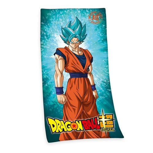 Dragon Ball Super serviette de bain Super Saiyan God Super Saiyan Son Goku 150 x 75 cm