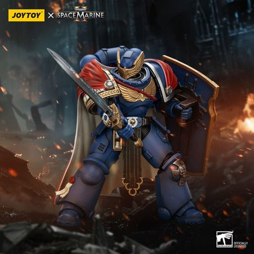 Warhammer 40k figurine Ultramarines Victrix Honour Guardwith Storm Shield And Power Sword 20 cm