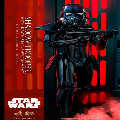 Star Wars figurine Movie Masterpiece 1/6 Shadow Trooper with Death Star Environment 30 cm