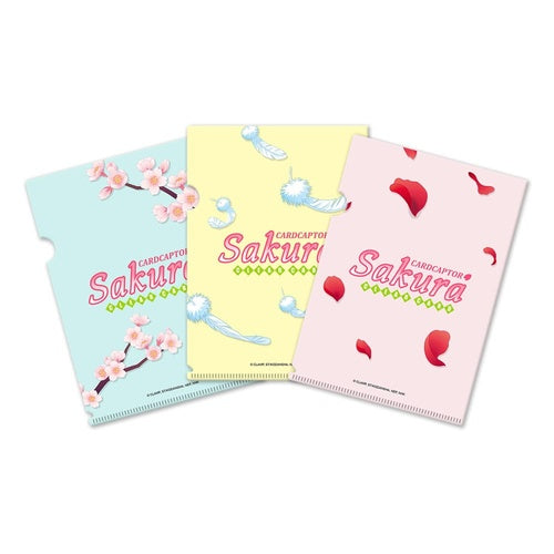 Cardcaptor Sakura Clear Card set 3 pochettes transparentes