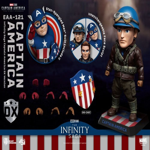 Captain America: The First Avenger figurine Egg Attack Action Captain America DX Version 17 cm