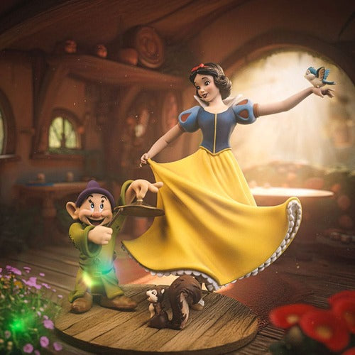 Blanche-Neige et les Sept Nains statuette 1/10 Art Scale Snow White and Dopey 21 cm