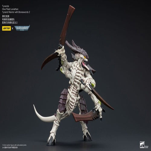 Warhammer 40k figurine 1/18 Tyranids Hive Fleet Leviathan Tyranid Warrior with Boneswords 2 15 cm