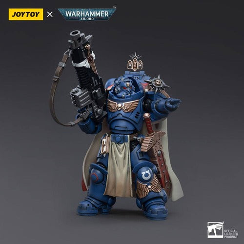 Warhammer 40k figurine 1/18 Ultramarines Captain with Master-Crafted Heavy Bolt Rifle 12 cm