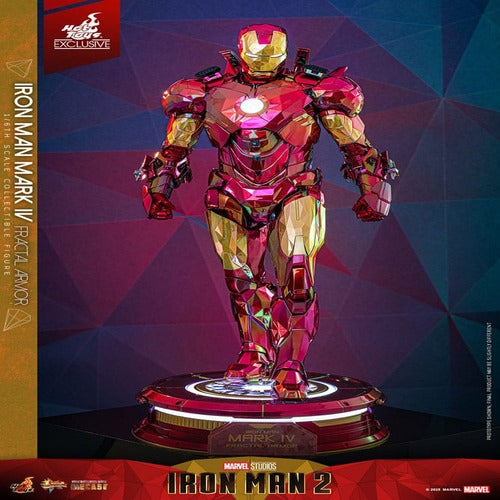 Iron Man figurine Movie Masterpiece Diecast 1/6 Iron Man Mark VI (Fractal Armor) Hot Toys Exclusive 33 cm