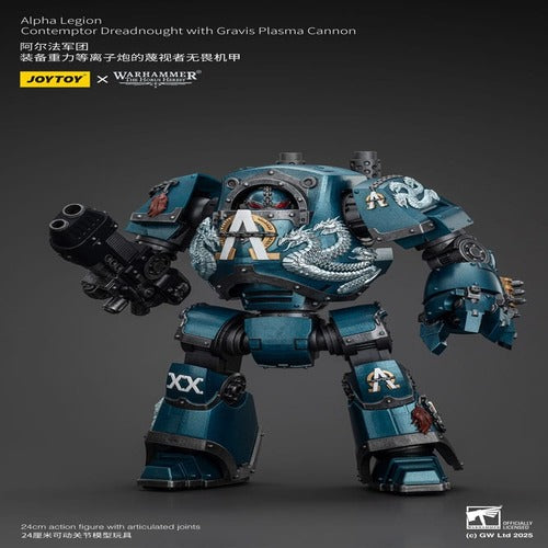 Warhammer The Horus Heresy figurine Alpha Legion Contemptor Dreadnought with Gravis Plasma Cannon 25 cm