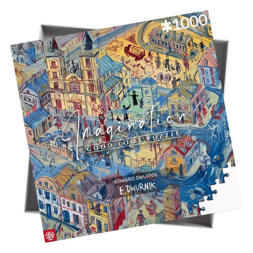 Edward Dwurnik puzzle Imagination Radzymin (1000 pièces)