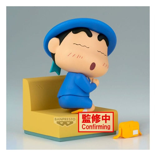 Crayon Shinchan statuette PVC Nakayoshi Memories Let's Go To Kindergarten With Nene-chan (A:Shinnosuke) 10 cm