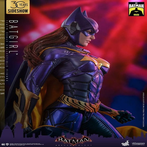 Batman Arkham Knight figurine Videogame Masterpiece 1/6 Batgirl (Purple and Gold Version) Exclusive 30 cm