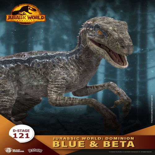 Jurassic World: Ein neues Zeitalter D-Stage PVC Diorama Blue & Beta 13 cm reproduktion