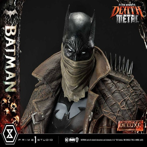 Dark Knights: Metal Statue 1/3 Death Metal Batman Deluxe Bonus Ver. 105 cm