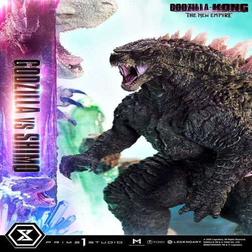 Godzilla x Kong: The New Empire Ultimate Diorama Masterline Series Statue Godzilla vs Shimo 86 cm