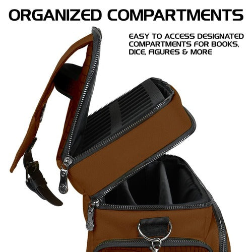 Enhance Tabletop Series Collectors Edition Adventurer's Travel Bag Brown