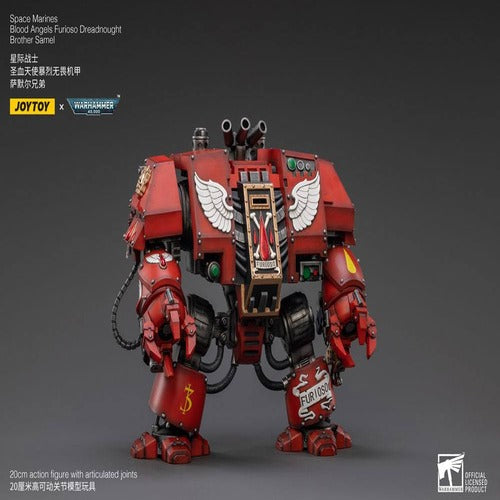 Warhammer 40k figurine 1/18 Blood Angels Furioso Dreadnought Brother Samel 20 cm