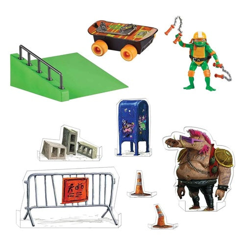 Teenage Mutant Ninja Turtles: Mutant Mayhem Build N' Shred Skatepark Sortiment (8)