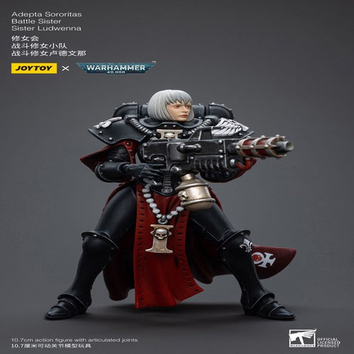 Warhammer 40k figurine 1/18 Adepta Sororitas Battle Sister Sister Ludwenna 10 cm