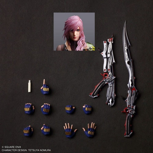 Final Fantasy XIII Play Arts Shin figurine Lightning 26 cm