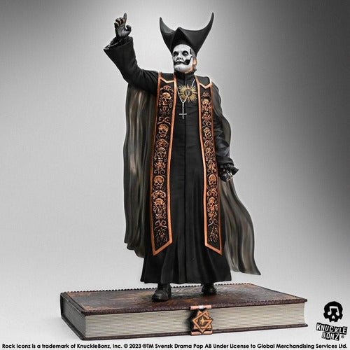 Ghost statuette Rock Iconz 1/9 Papa Emeritus IV (Black Robes) 22 cm